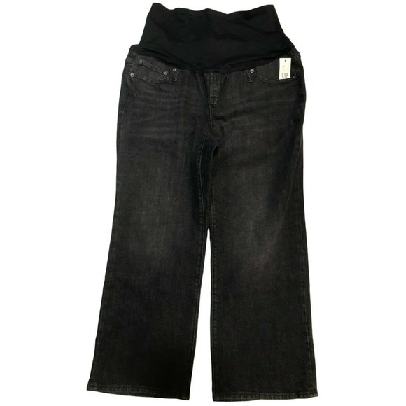 GAP Jeans Nwt Gap Maternity Crop Jeans Sz 32 Regular Faded Black 5008 Poshmark